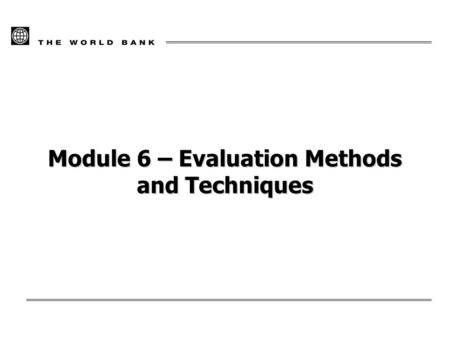 Module 6 – Evaluation Methods and Techniques. 13/02/20142 Questions and criteria Methods and techniques Quality How the evaluation will be done Overview.