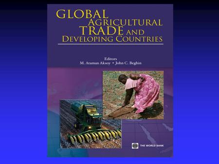 While there have been substantial reforms in manufactures trade, there is still high protection in agriculture. Reforms are ongoing in agriculture in.