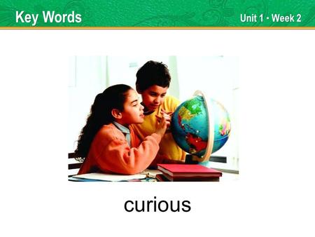 Unit 1 Week 2 curious Key Words. Unit 1 Week 2 policy Key Words.