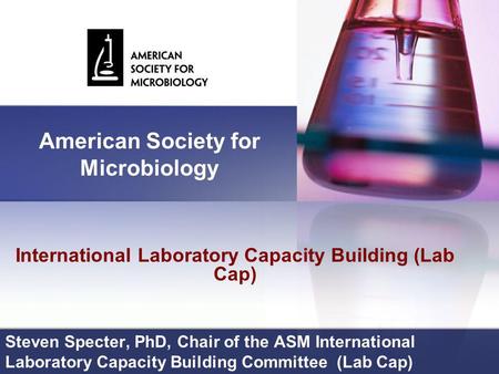 International Laboratory Capacity Building (Lab Cap)