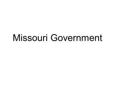 Missouri Government. Louis Joliet and Father Jacques Marquette.