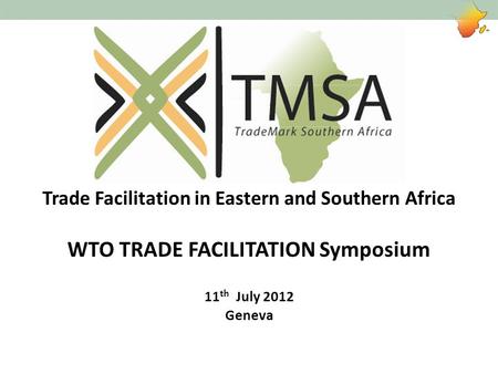 WTO TRADE FACILITATION Symposium