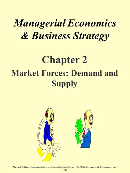 Managerial Economics & Business Strategy