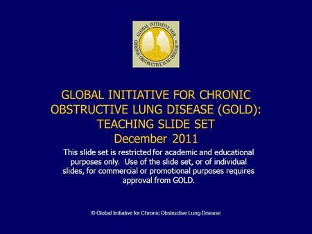 © Global Initiative for Chronic Obstructive Lung Disease