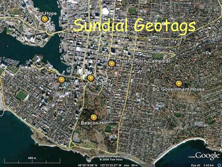 Sundial Geotags. Are There Any Sundials..? I am traveling to Portland this summer Are there any good sundials there? Social: Ask a friend, NASS member.