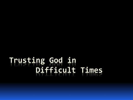 Worries ? Biblical Accounts of… … Encouragement The Israelites in the Wilderness Elisah & the Widow in 2 nd Kings 4 Elijah & the Widow of Zarapheth.