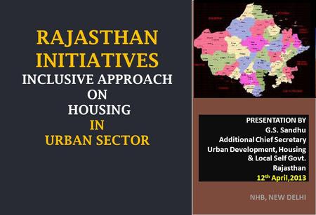 RAJASTHAN INITIATIVES