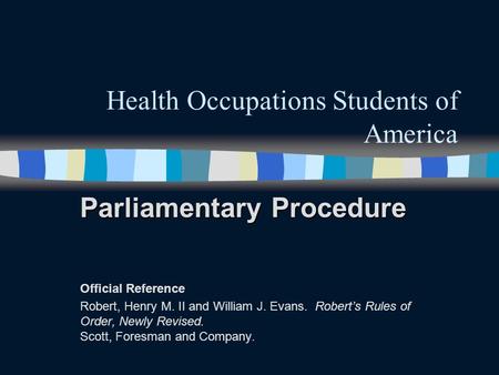 Health Occupations Students of America