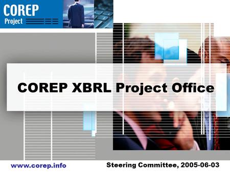 COREP XBRL Project Office