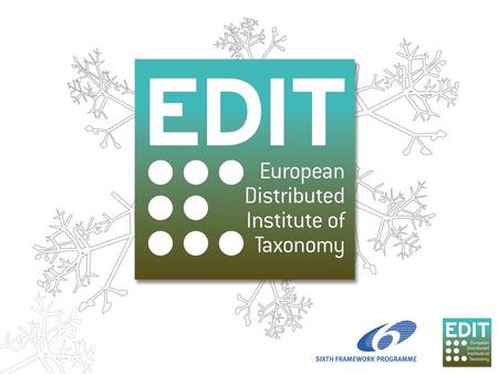 Online taxonomy: Why do people engage? Daphne Duin*, David Self, Simon Rycroft, Dave Roberts & Vincent Smith EDIT stakeholder liaison officer * EDIT General.