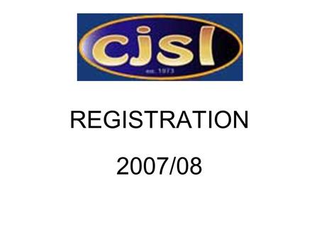 REGISTRATION 2007/08. STEP ONE LOGON:Live= onlinereg.leagueone.com/admin LOGON:TRAINING= training.leagueone.com/admin ID and Passwords are case sensitive.