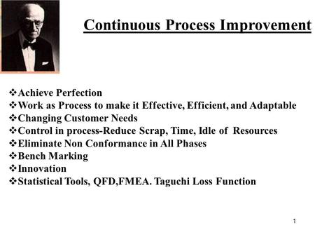 Continuous Process Improvement