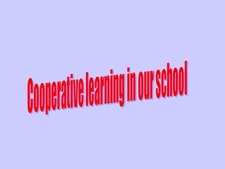 Our school: typical Greek school traditional models of education in its daily instructive practice. Past few years: efforts to modernize these instructive.