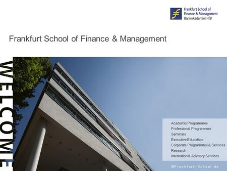 Frankfurt School of Finance & Management