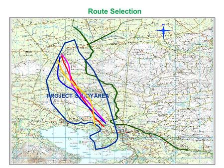 PROJECT STUDY AREA Route Selection. Stage 1 Environmental Assessment Guidelines to underpin the effectiveness of the National Roads Project Management.