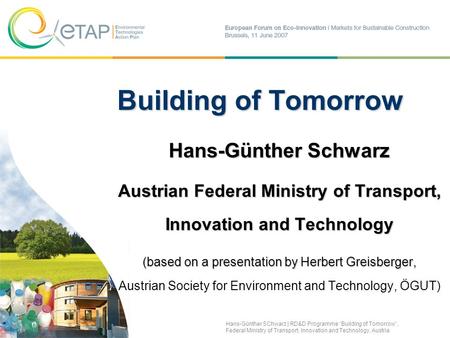 Austrian Federal Ministry of Transport, Innovation and Technology