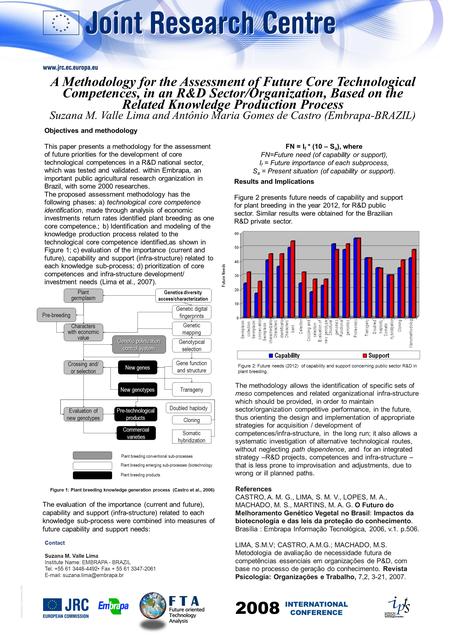 © European Communities, 2007 Objectives and methodology This paper presents a methodology for the assessment of future priorities for the development of.