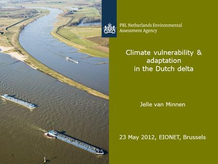 Climate vulnerability & adaptation in the Dutch delta