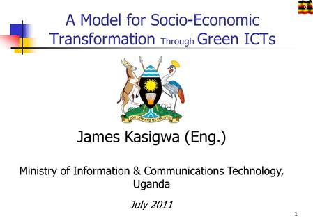 A Model for Socio-Economic Transformation Through Green ICTs