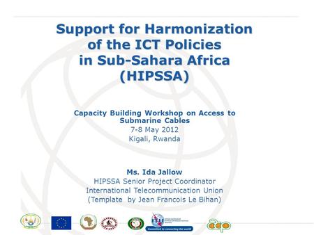 Capacity Building Workshop on Access to Submarine Cables