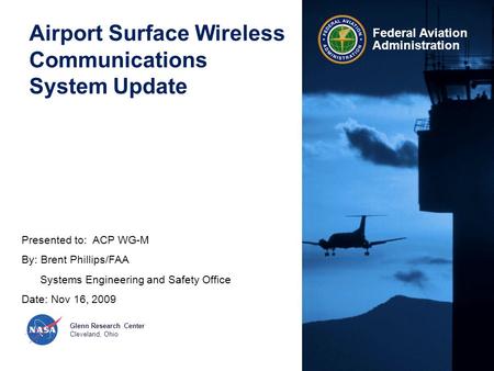 Airport Surface Wireless Communications System Update