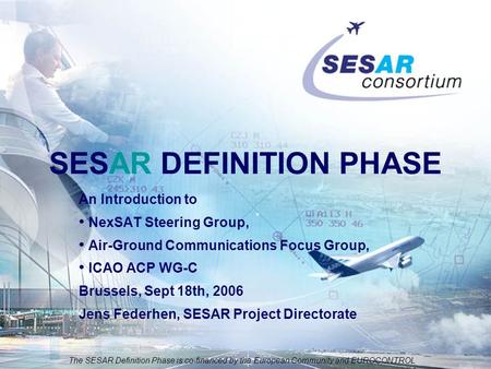 SESAR DEFINITION PHASE