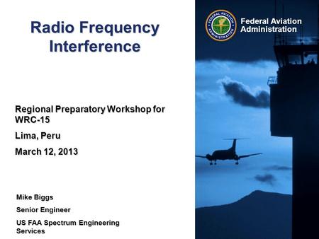 Radio Frequency Interference