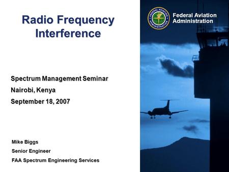 Radio Frequency Interference