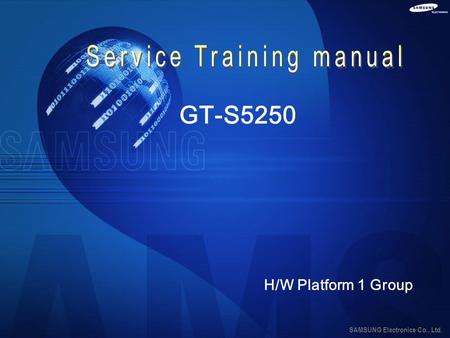 Service Training manual