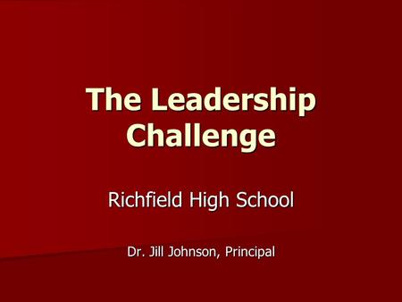 The Leadership Challenge