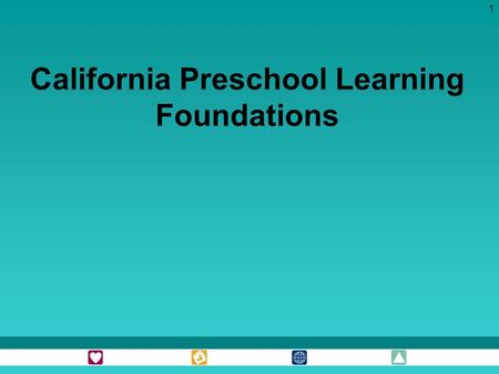 California Preschool Learning Foundations