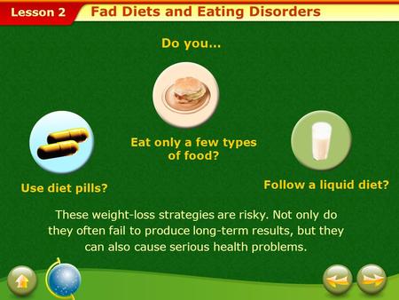 Fad Diets and Eating Disorders