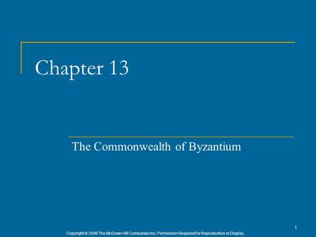 The Commonwealth of Byzantium