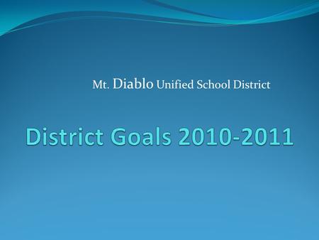 Mt. Diablo Unified School District