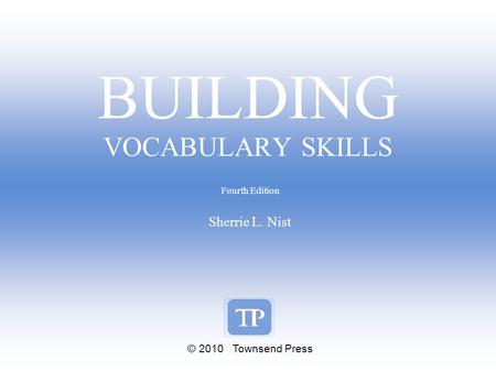 BUILDING VOCABULARY SKILLS