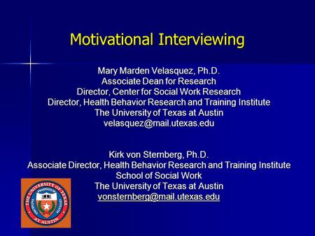 Motivational Interviewing