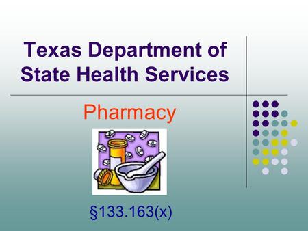 Texas Department of State Health Services