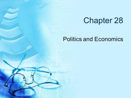 Politics and Economics