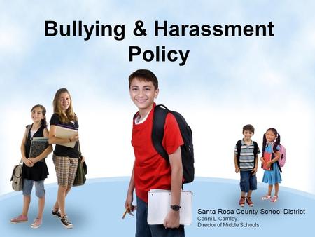 Bullying & Harassment Policy