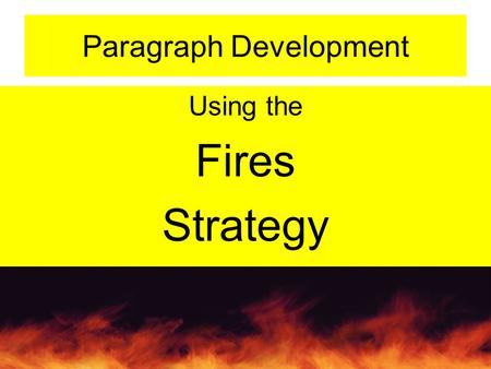 Paragraph Development