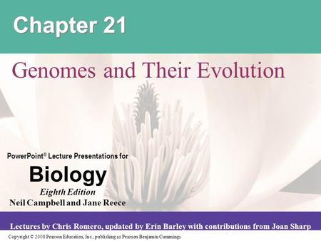 Genomes and Their Evolution