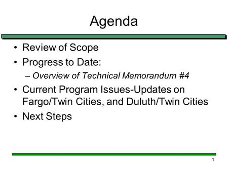 Minnesota Intercity Bus Network Study Project Advisory Committee Meeting: June 17, 2009.