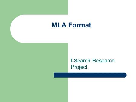 I-Search Research Project