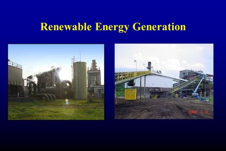 Renewable Energy Generation