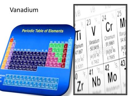 Vanadium.