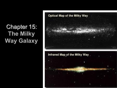 Chapter 15: The Milky Way Galaxy