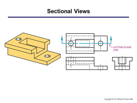 Sectional Views Copyright © 2003 Glencoe/McGraw-Hill.