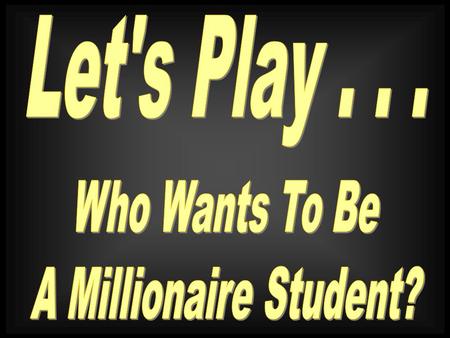 50:50 $ 1 Million $ 500,000 $ 250,000 $ 125,000 $ 64,000 $ 32,000 $ 16,000 $ 8,000 $ 4,000 $ 2,000 $ 1,000 $ 500 $ 200 $ 100.