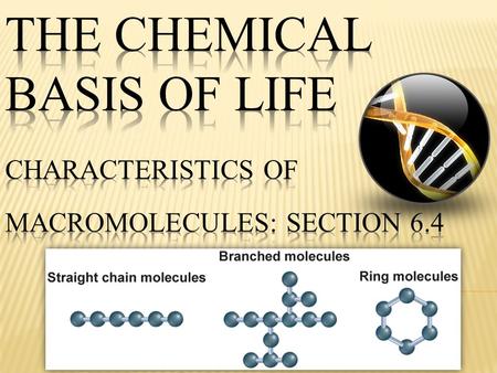 Organic Chemistry: Studying compounds that contain carbon – life is carbon based.