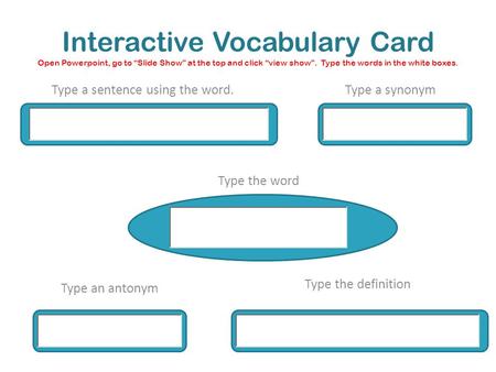 Type a sentence using the word.